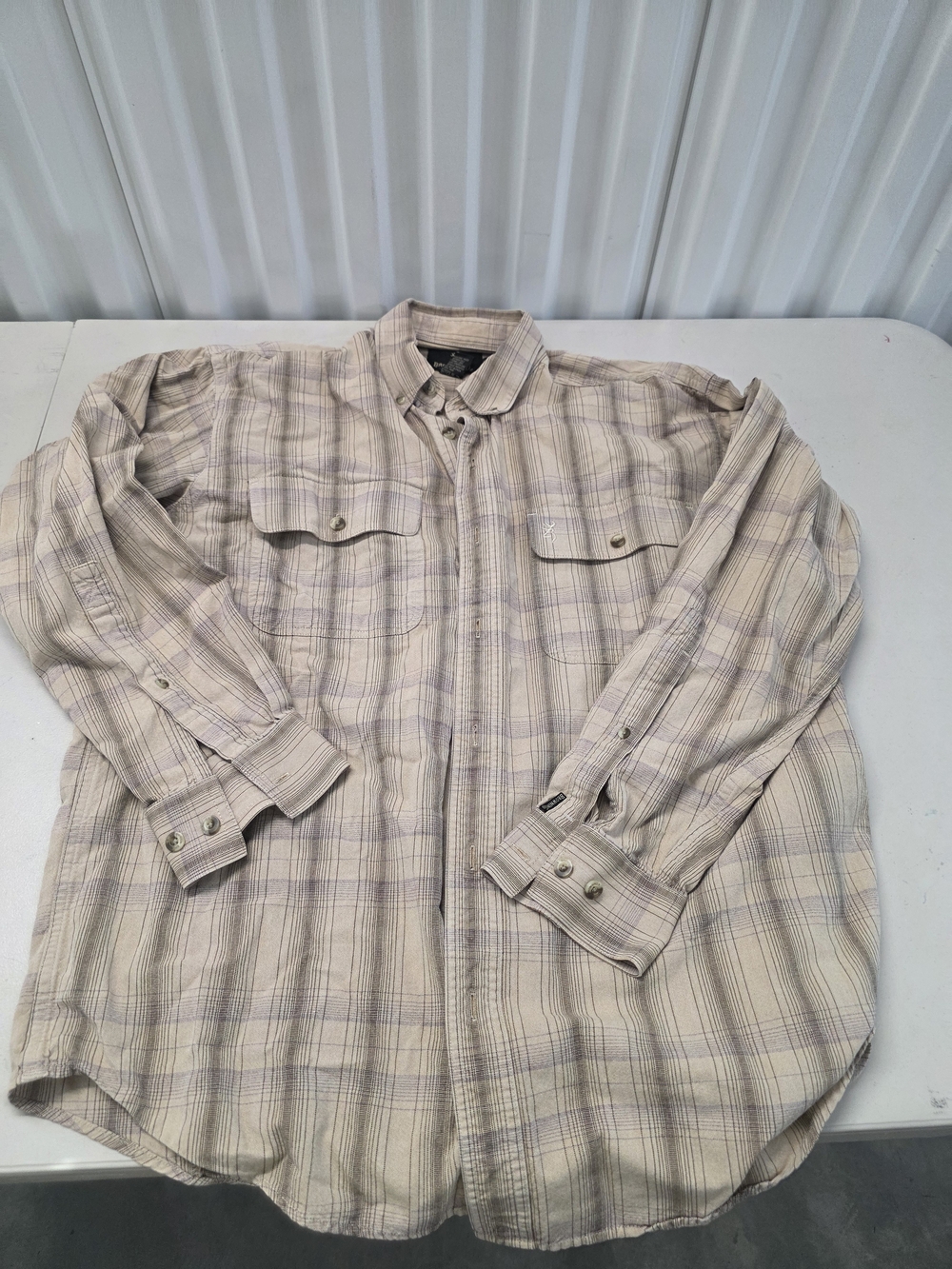 Browning Cotton Button Down Shirt Men's Size Large
